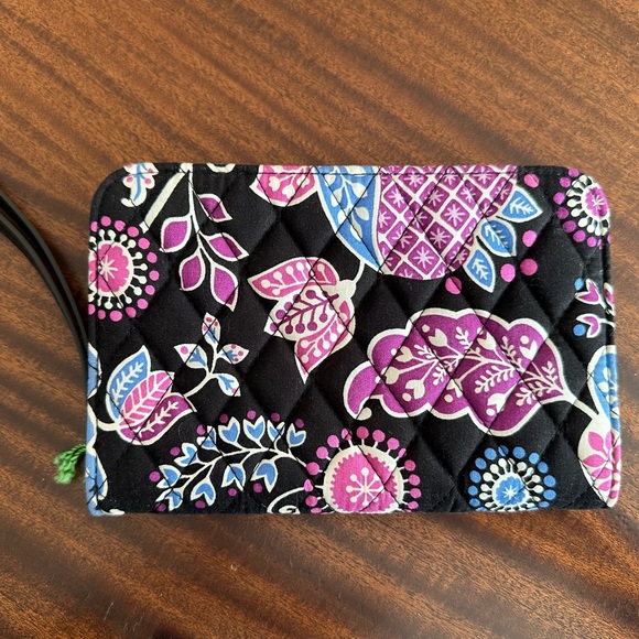 Vera Bradley Zip Around Wallet - Alpine Floral (Retired Print) - Picture 2 of 3